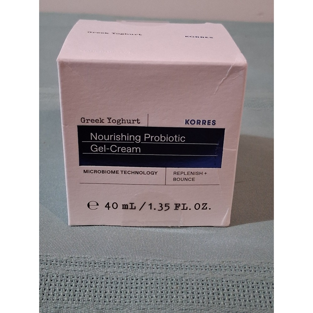 Korres Greek Yoghurt Nourishing Probiotic Gel-Cream 40mL 1.35oz Moisturizer NEW